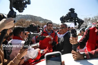گزارش تصویری | مانور بزرگ خدمت به زائران نوروز ۱۴۰۴ در مشهد