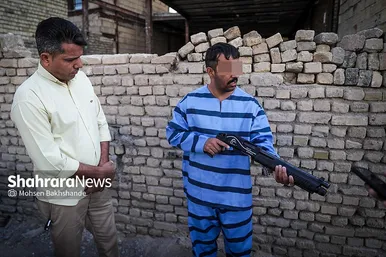 گزارش تصویری | بازسازی صحنه قتل در اسماعیل آباد مشهد