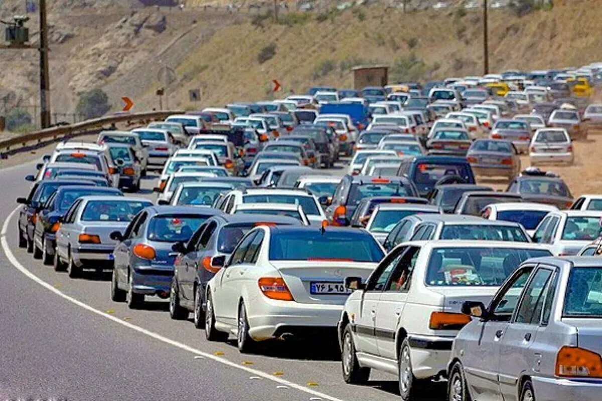 ترافیک سنگین در محورهای شمالی و آزادراه‌های منتهی به تهران (۱۵ خرداد ۱۴۰۵)