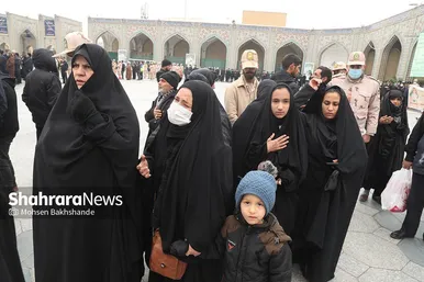 تشییع شهید مرزبانی «معین قدمیاری» در مشهد