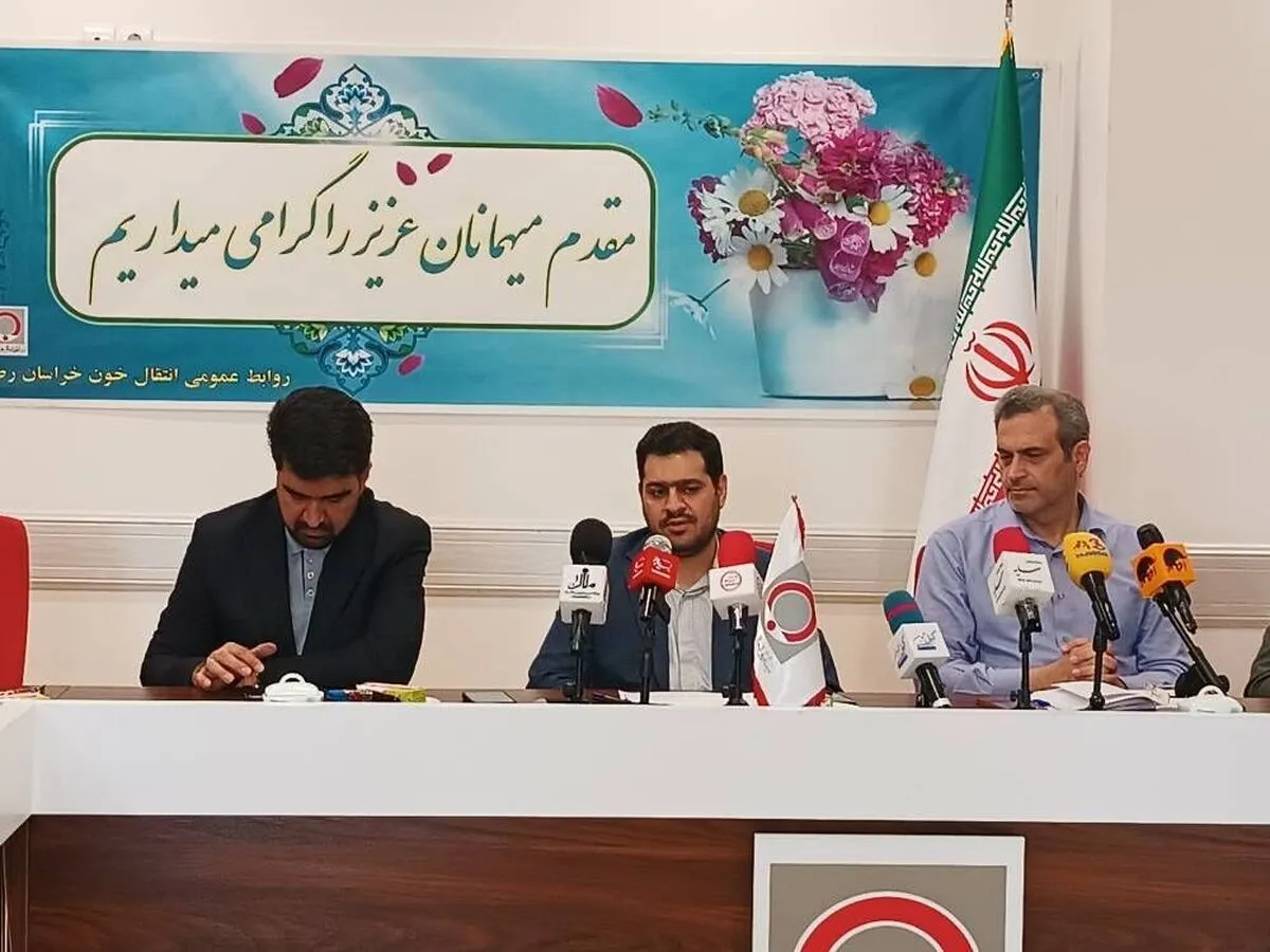 با وجود جنگ و بحران، خراسان رضوی بیش از  ۹۹ درصد نیاز خونی بیمارستان‌ها را تأمین کرد