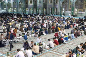 روایتی از حال و هوای رمضانی حرم و پشت صحنه سفره&zwnj;های ساده افطاری اش