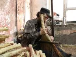 جارو بافی در مشهد، عکس از زهرا هاشمی