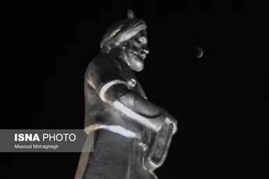 گزارش تصویری | ماه گرفتگی قرن - ایران