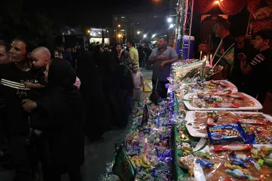 آیین سینی گردانی حضرت قاسم علیه السلام در شب هشتم محرم