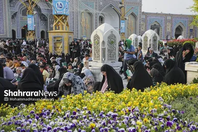 گزارش تصویری | مراسم پر فیض دعای عرفه در حرم مطهر رضوی | سه شنبه ۵ خرداد ۱۴۰۵