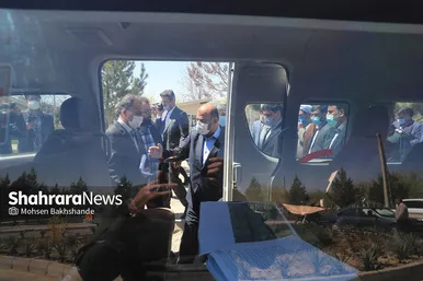 سفر وزیر راه به شهرستان گلبهار‎‎
