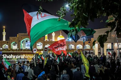 راهپیمایی مردم مشهد در حمایت از مردم فلسطین و محکومیت جنایات اسرائیل