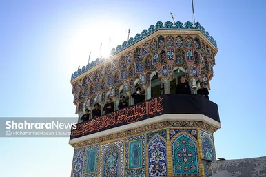 عکس‌هایی از آیین سنتی«صلا» همزمان با اولین روز ماه محرم در حرم مطهر رضوی