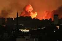 اسرائیل باز هم به بیمارستان القدس غزه حمله کرد + فیلم