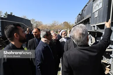 گزارش تصویری |  بازدید استاندار خراسان رضوی از پایانه مسافربری امام رضا (ع)، پروژه ایوان سلام و راه‌آهن مشهد