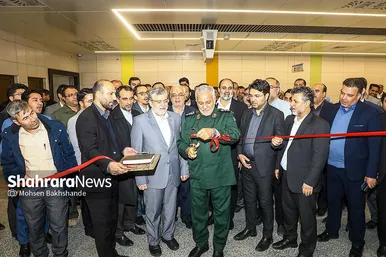 مراسم بهره‌برداری از دسترسی اصلی ایستگاه الندشت