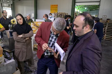 بازدید فرماندار مشهد از واحد های صنعتی مواد غذایی