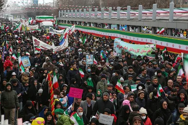 راهپیمایی 22 بهمن در مشهد 2