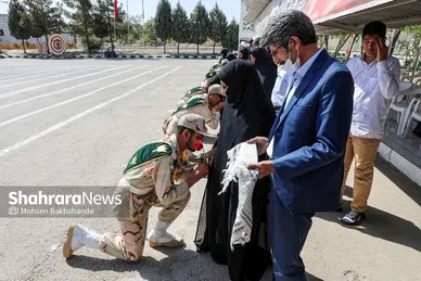 آیین دانش‌آموختگی فراگیران مرکز آموزش مرزبانی خراسان‌ رضوی‎‎
