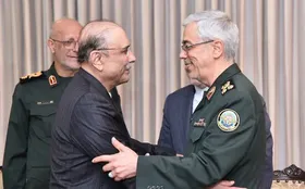 سرلشکر باقری از رئیس&zwnj;جمهور پاکستان به دلیل حمایت از غزه تقدیر کرد