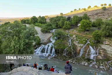 نوروزگردی | آبشار «آبریز» کهگیلویه