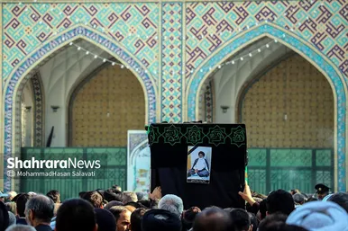 تشییع پیکر حجت الاسلام سید جعفر طباطبایی در مشهد