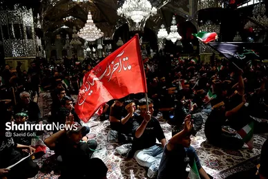 گزارش تصویری | اجتماع نوجوانان عاشورایی در سیزدهمین سوگواره «احلی من العسل» در حرم امام‌رضا(ع)