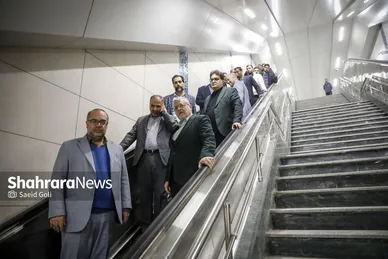 گزارش تصویری | بهره‌برداری از سکوی دوم خط ۳ متروی مشهد