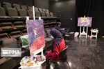 گزارشی از کارگاه نقاشی یک‌روزه «ساحل نجات» در حوزه هنری خراسان رضوی