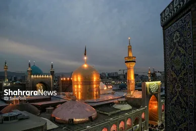 گزارش تصویری | تحویل سال نو با حضور پرشور مردم در حرم مطهر رضوی