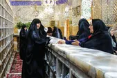 توفیق خدمت ۸ هزار بانو در حرم مطهر رضوی