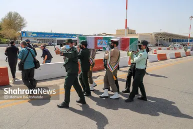 استقبال از پیکر سرلشکر فیروزآبادی در مشهد