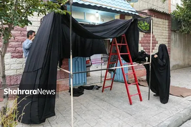 چادر من می‌شود، پرچم عزاداری تو