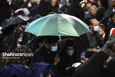 مراسم احیای شب بیست و یکم ماه رمضان در حرم مطهر رضوی‎‎