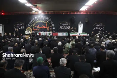گزارش تصویری | مراسم تشییع پیکر مطهر ۳ شهید در مشهد