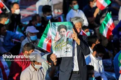 سخنرانی رئیس جمهور منتخب در حرم مطهر رضوی