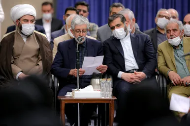 دیدار شاعران و اساتید ادبیات فارسی با رهبر انقلاب