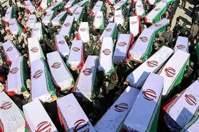 بازگشت پیکر ۴۴ شهید دفاع مقدس به وطن