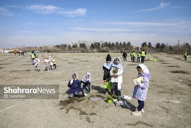 گزارش تصویری | مراسم هفته درختکاری در بوستان بهار مشهد (۱۱ اسفند ۱۴۰۳)