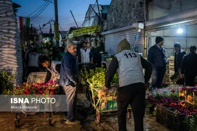 بازار گل محلاتی تهران در آستانه سال نو