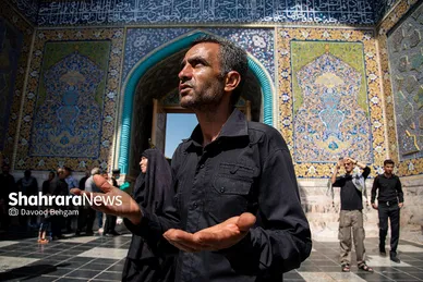 عزادرای شهادت امام رضا (ع) در حرم مطهر رضوی