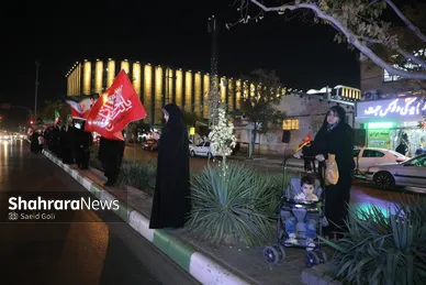 گزارش تصویری | برگزاری رزمایش مردمی تونل پرچم و زنجیره انسانی ۶ کیلومتری در مشهد