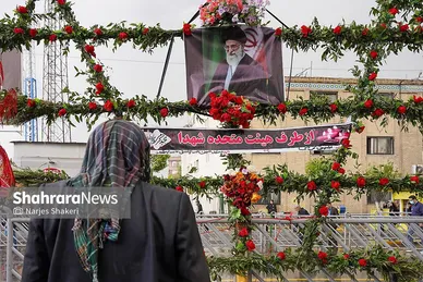 گزارش تصویری | مراسم چهلمین روز شهادت رهبر شهید انقلاب اسلامی در مشهد ۲