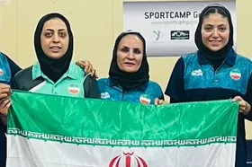 کسب مدال طلا توسط تیم تنیس روی میز بانوان ایران در بازی&zwnj;های جهانی کارگران یونان
