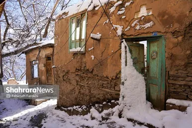 گزارش تصویری | طبیعت زمستانی روستای کنگ