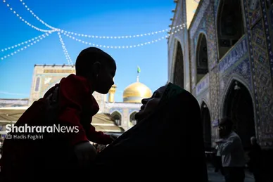 گزارش تصویری | مهمانان کوچک حرم رضوی