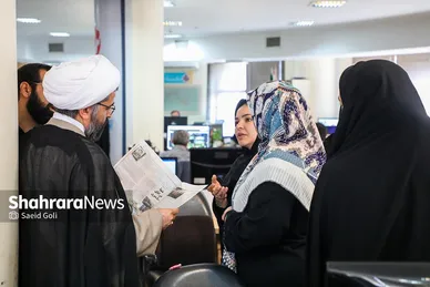 بازدید اعضای شورای اسلامی شهر مشهد از روزنامه شهرآرا