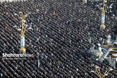 گزارش تصویری | اقامه نماز عید فطر در حرم مطهر امام رضا (ع)