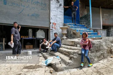 سیل در امام زاده داوود