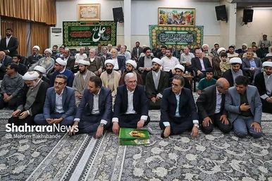 گزارش تصویری |  جشن عید غدیر در دفتر امام جمعه مشهد