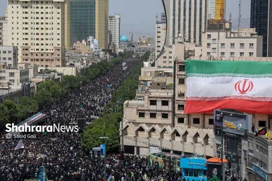 مشهد در ماتم رئیس جمهور شهید (۱)