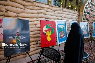 گزارش تصویری | پویش«لبنان در پناه امام رئوف» در صحن قدس حرم مطهر رضوی
