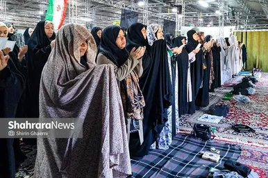 گزارش تصویری | اقامه نماز عید فطر در آرامستان بهشت رضا (ع) مشهد