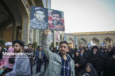 گزارش تصویری | مراسم تشییع پیکر مطهر شهید مدافع امنیت «مهدی ظریف» در مشهد ۲